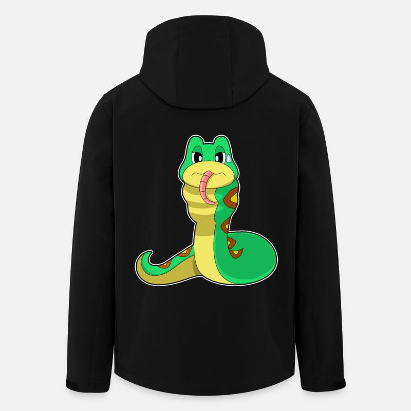 Snake Food - Men’s Recycled Softshell Jacket by Stanley/Stella - black
