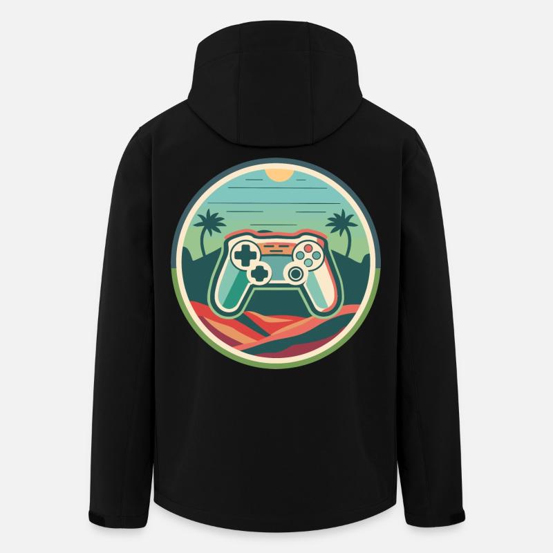 Jeu - Veste softshell homme en polyester recyclé Stanley/Stella - noir