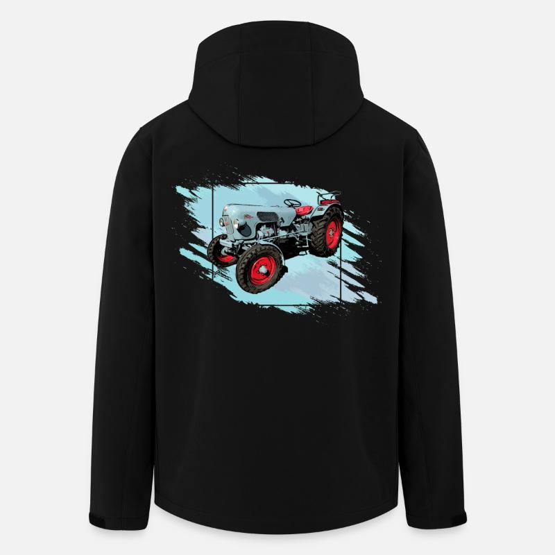 Der Tiger EM 235 - Recycelte Männer Softshell-Jacke von Stanley/Stella - Schwarz