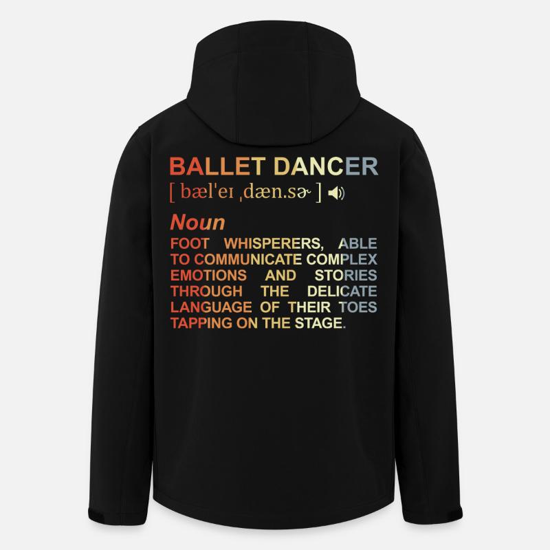 Danseuse de ballet Explication des termes - Veste softshell homme en polyester recyclé Stanley/Stella - noir