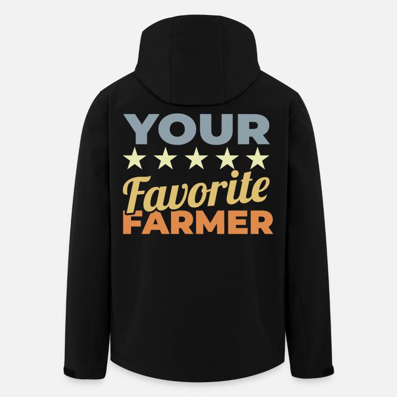 Best Farmer - Men’s Recycled Softshell Jacket by Stanley/Stella - black
