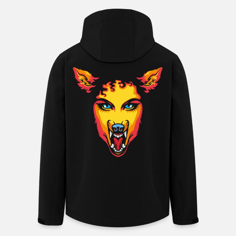 Wild bleiben - Recycelte Männer Softshell-Jacke von Stanley/Stella - Schwarz