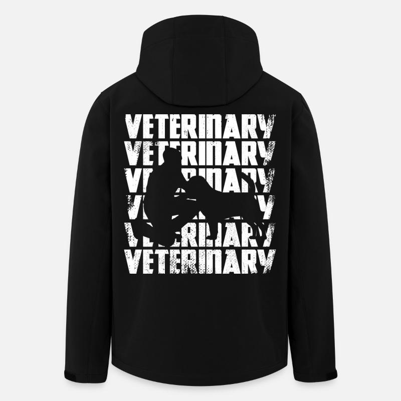 Drôle de vétérinaire - Veste softshell homme en polyester recyclé Stanley/Stella - noir