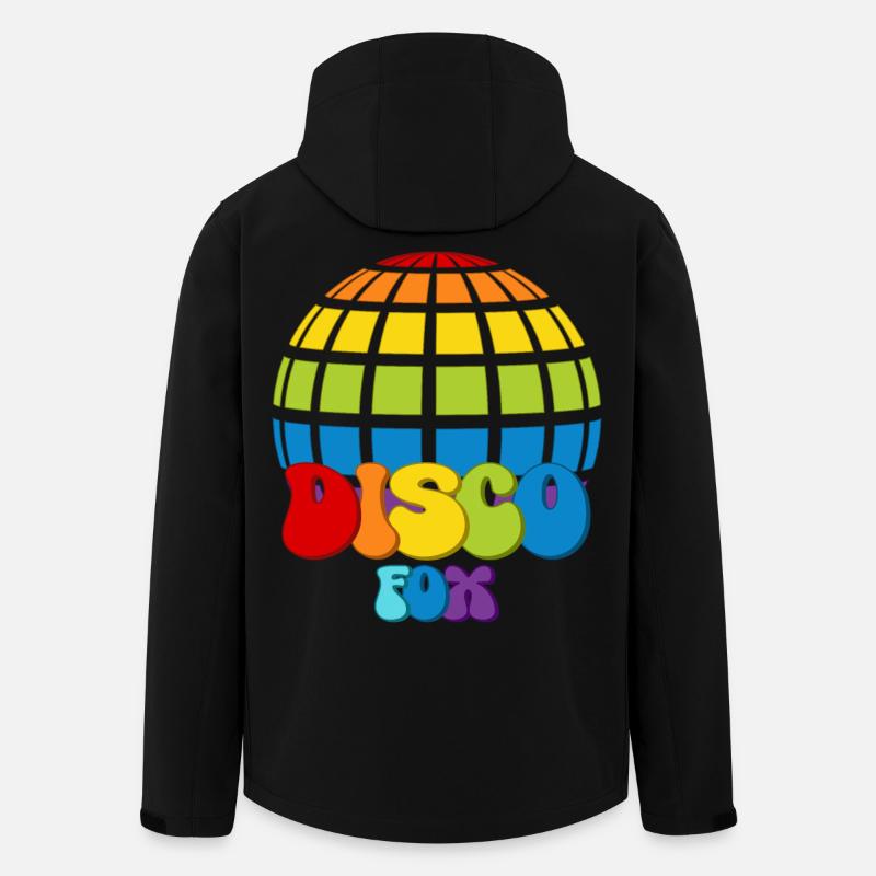 Disco Fox Discokugel Groovy Discothek Discofox - Recycelte Männer Softshell-Jacke von Stanley/Stella - Schwarz