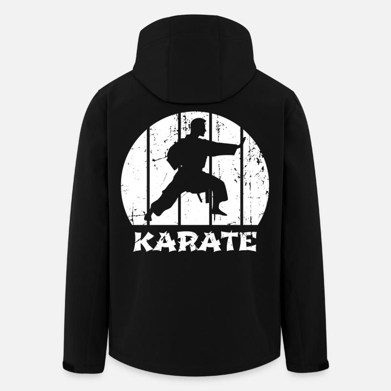 Karateka - Recycelte Männer Softshell-Jacke von Stanley/Stella - Schwarz