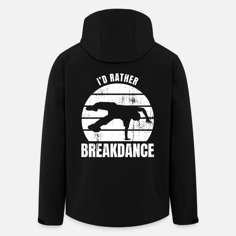 I'd Rather Breakdance - Recycelte Männer Softshell-Jacke von Stanley/Stella - Schwarz
