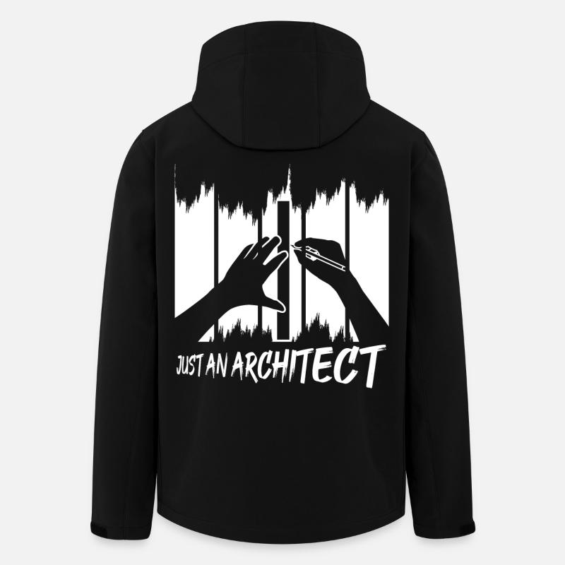 Un seul architecte - Veste softshell homme en polyester recyclé Stanley/Stella - noir