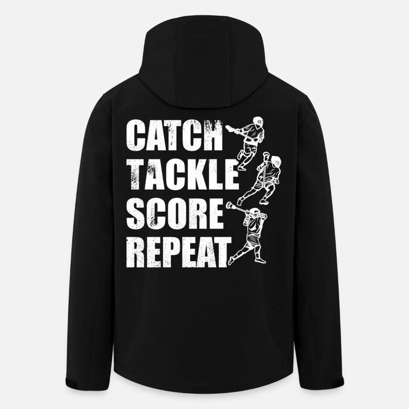 Lacrosse Game - Men’s Recycled Softshell Jacket by Stanley/Stella - black