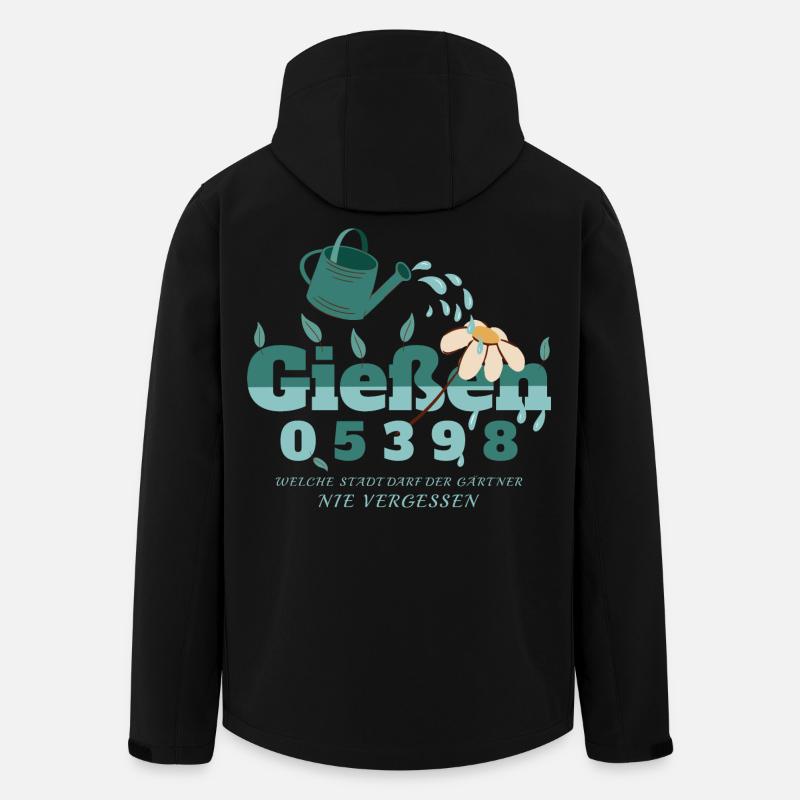 Giessen, Hesse - Men’s Recycled Softshell Jacket by Stanley/Stella - black