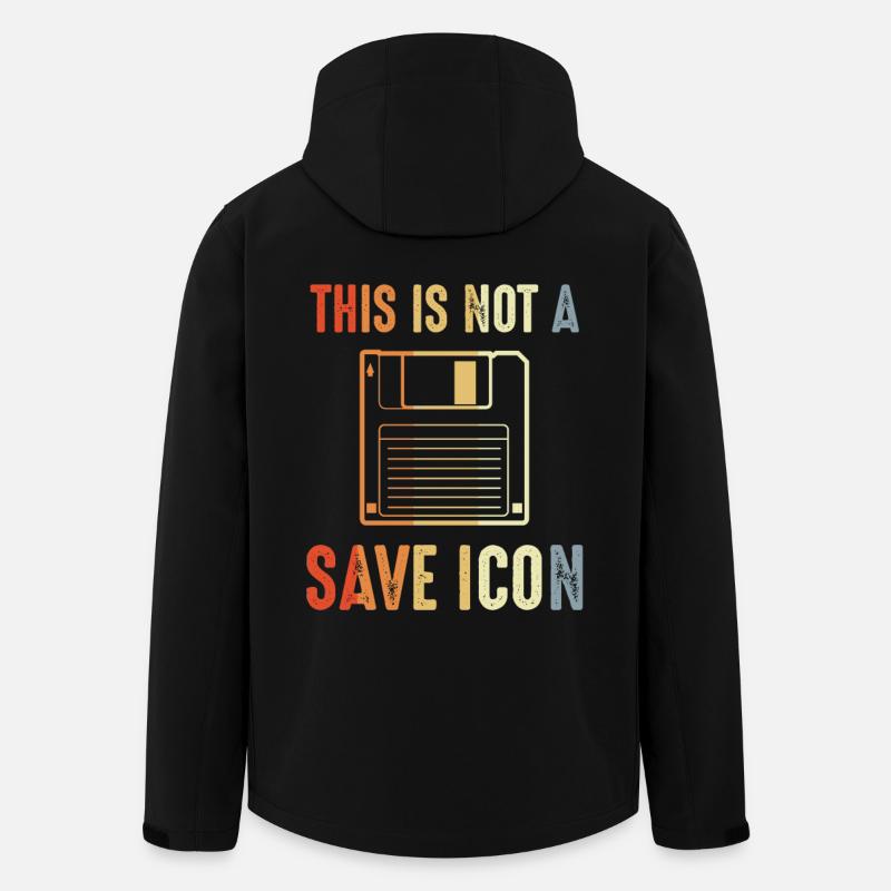 This is not a save icon - Men’s Recycled Softshell Jacket by Stanley/Stella - black