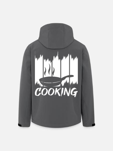 Fun cooking - Men’s Recycled Softshell Jacket by Stanley/Stella - black