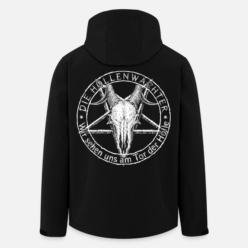 The Hell Guardians Classic - Men’s Recycled Softshell Jacket by Stanley/Stella - black