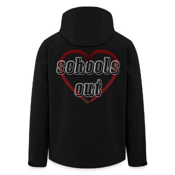 Pencil Heart écoles dehors - École dehors - Veste softshell homme en polyester recyclé Stanley/Stella - noir - Dos - AI Model Male 185 light (185cm)