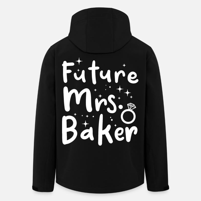 Futur Mme Baker - Veste softshell homme en polyester recyclé Stanley/Stella - noir