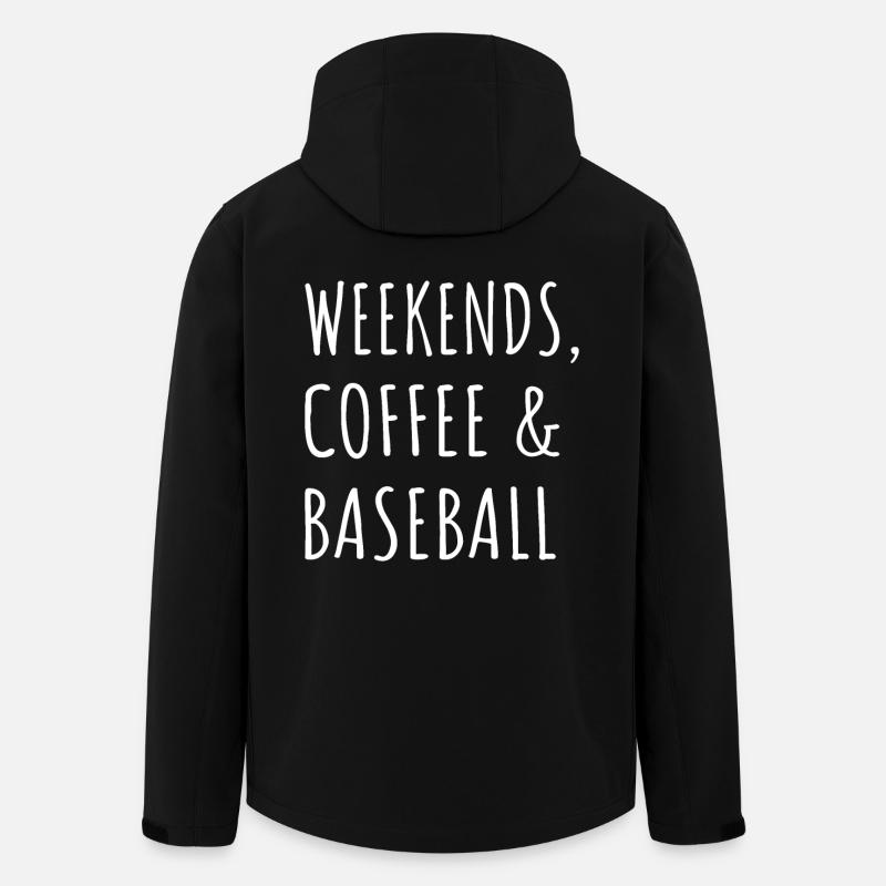 Week-ends, café et baseball I - Veste softshell homme en polyester recyclé Stanley/Stella - noir