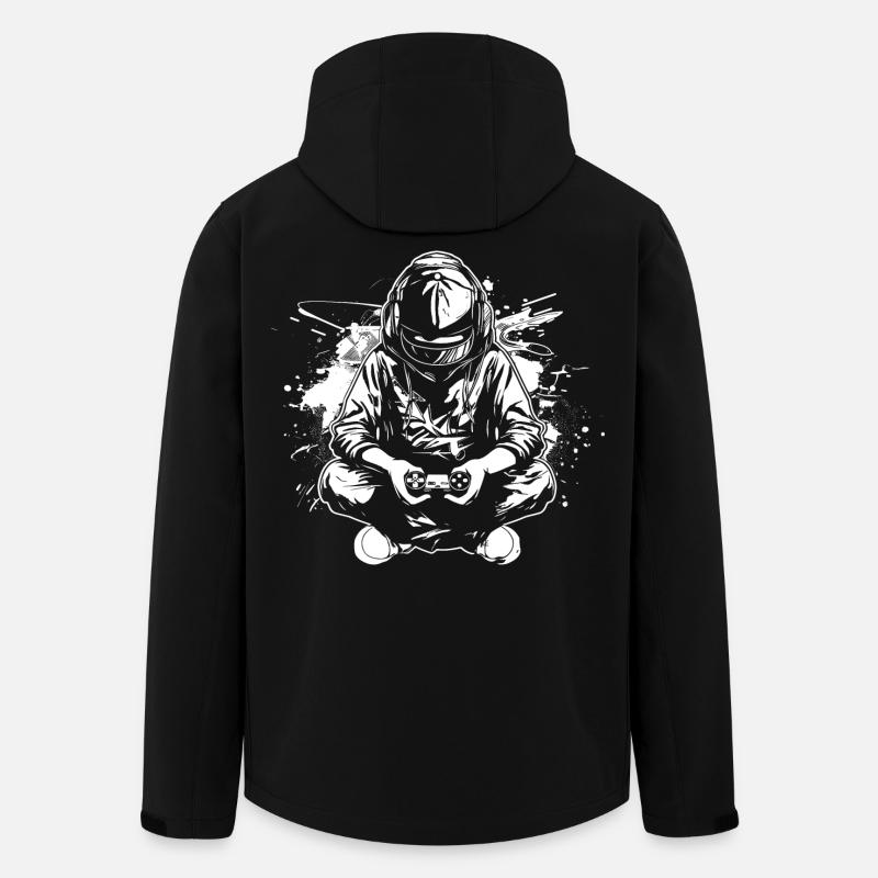 Videospiele Liebhaber - Recycelte Männer Softshell-Jacke von Stanley/Stella - Schwarz