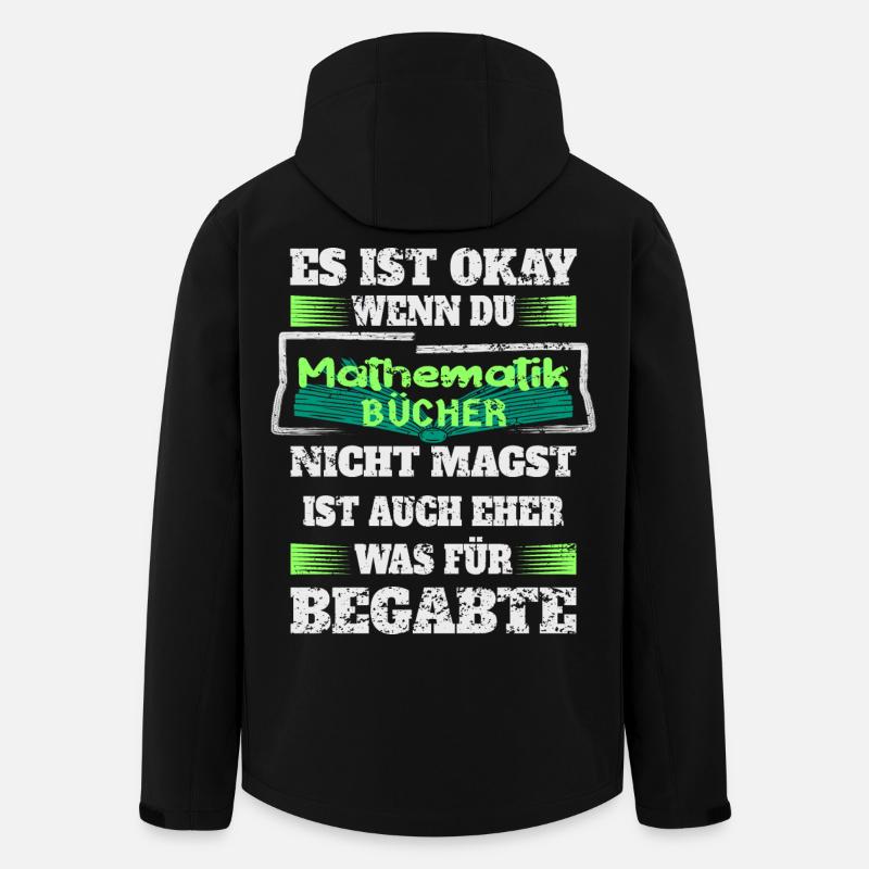 Math Books - Men’s Recycled Softshell Jacket by Stanley/Stella - black