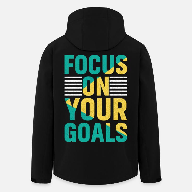 concentrez-vous sur vos objectifs Chemise - Veste softshell homme en polyester recyclé Discoverer Stanley/Stella - noir