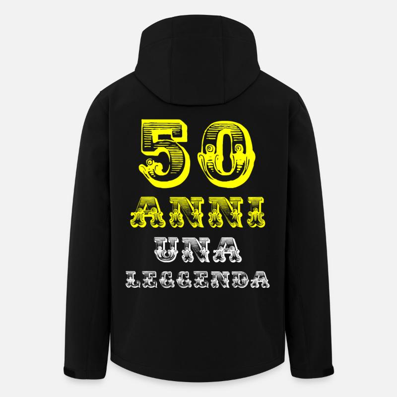 T-shirt 50 ans - Veste softshell homme en polyester recyclé Stanley/Stella - noir