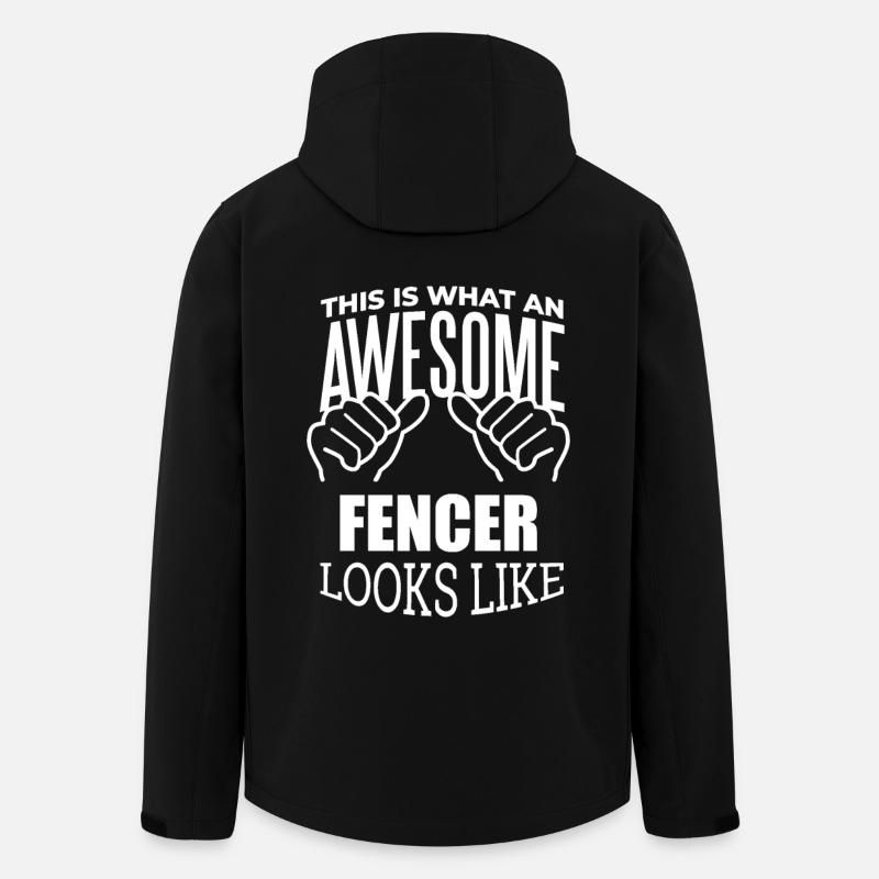 Fechten - Recycelte Männer Softshell-Jacke von Stanley/Stella - Schwarz