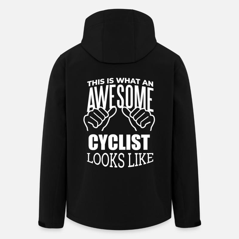 Radfahren - Recycelte Männer Softshell-Jacke von Stanley/Stella - Schwarz