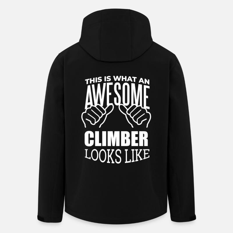 grimpeur - Veste softshell homme en polyester recyclé Stanley/Stella - noir