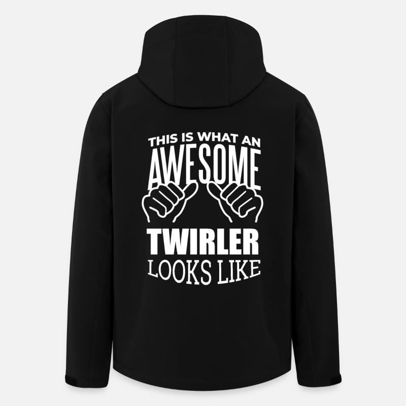 Twirling - Men’s Recycled Softshell Jacket by Stanley/Stella - black