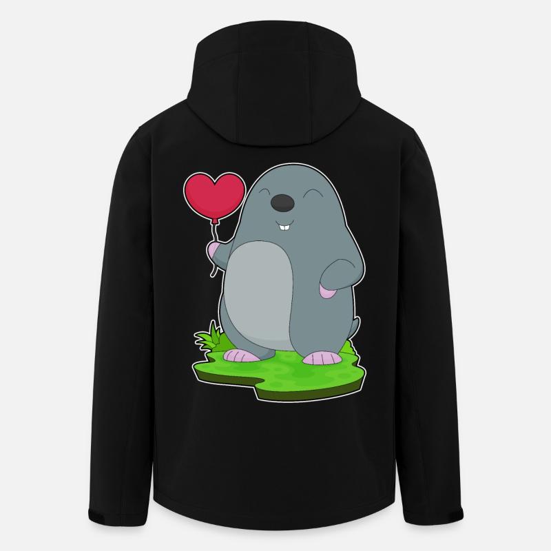 Mole Balloon - Men’s Recycled Softshell Jacket by Stanley/Stella - black