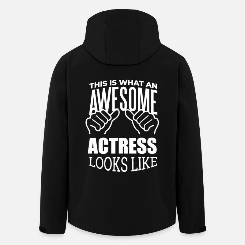 actrice - Veste softshell homme en polyester recyclé Stanley/Stella - noir