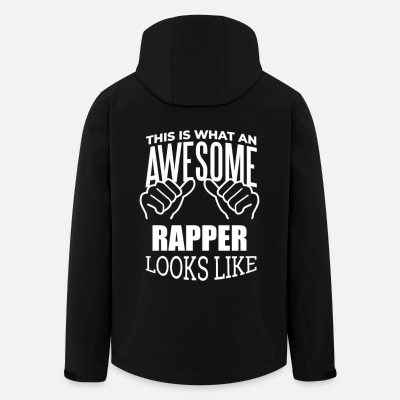 Rapper - Men’s Recycled Softshell Jacket by Stanley/Stella - black