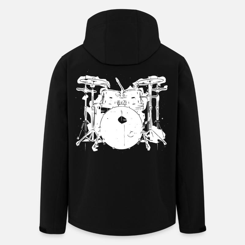 Percussion - Men’s Recycled Softshell Jacket by Stanley/Stella - black