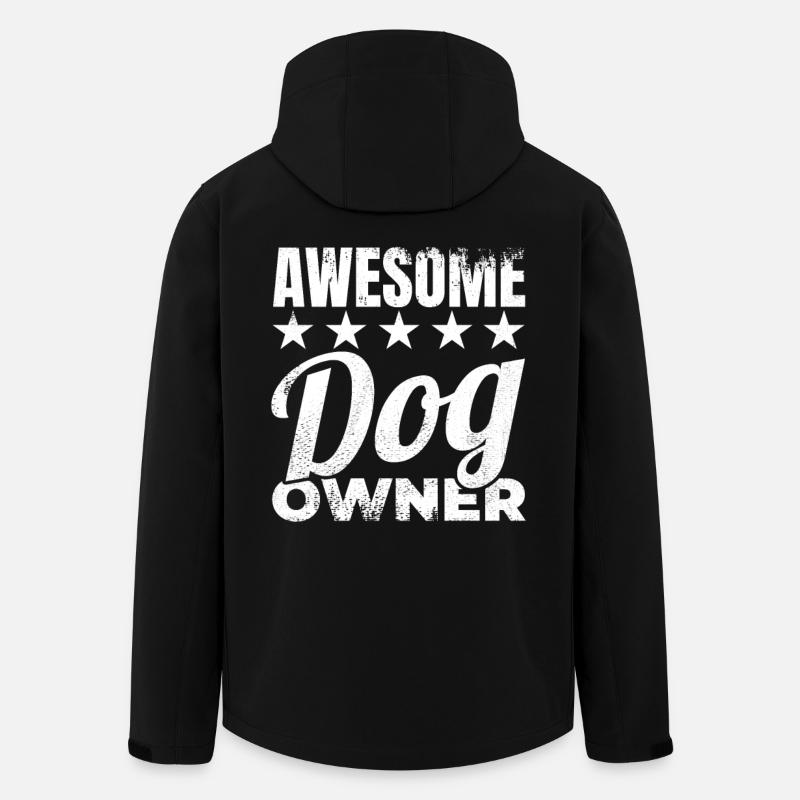 Hundehalter - Recycelte Männer Softshell-Jacke von Stanley/Stella - Schwarz
