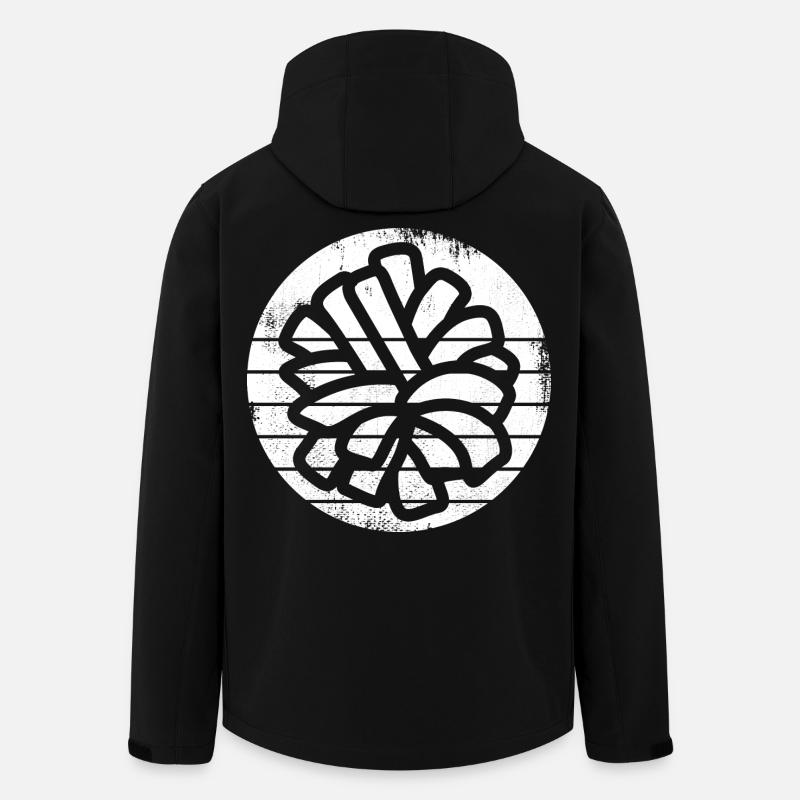 Pompons pom-pom girl - Veste softshell homme en polyester recyclé Stanley/Stella - noir