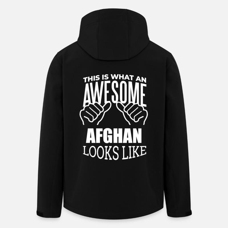 Afghanistan - Recycelte Männer Softshell-Jacke von Stanley/Stella - Schwarz