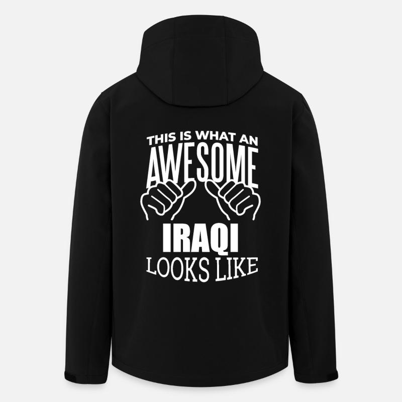 Irak - Veste softshell homme en polyester recyclé Stanley/Stella - noir