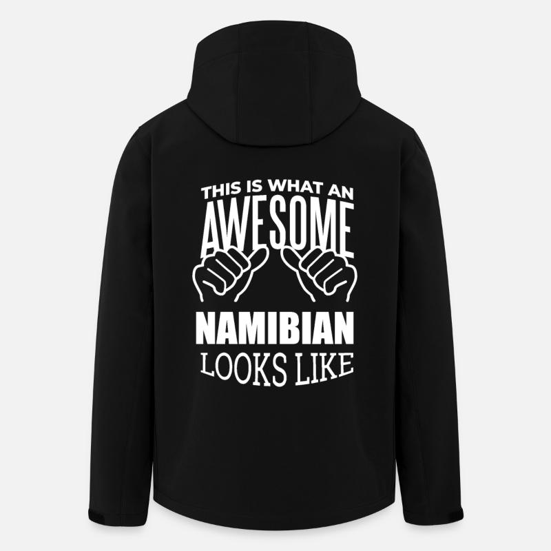 Namibia - Men’s Recycled Softshell Jacket by Stanley/Stella - black