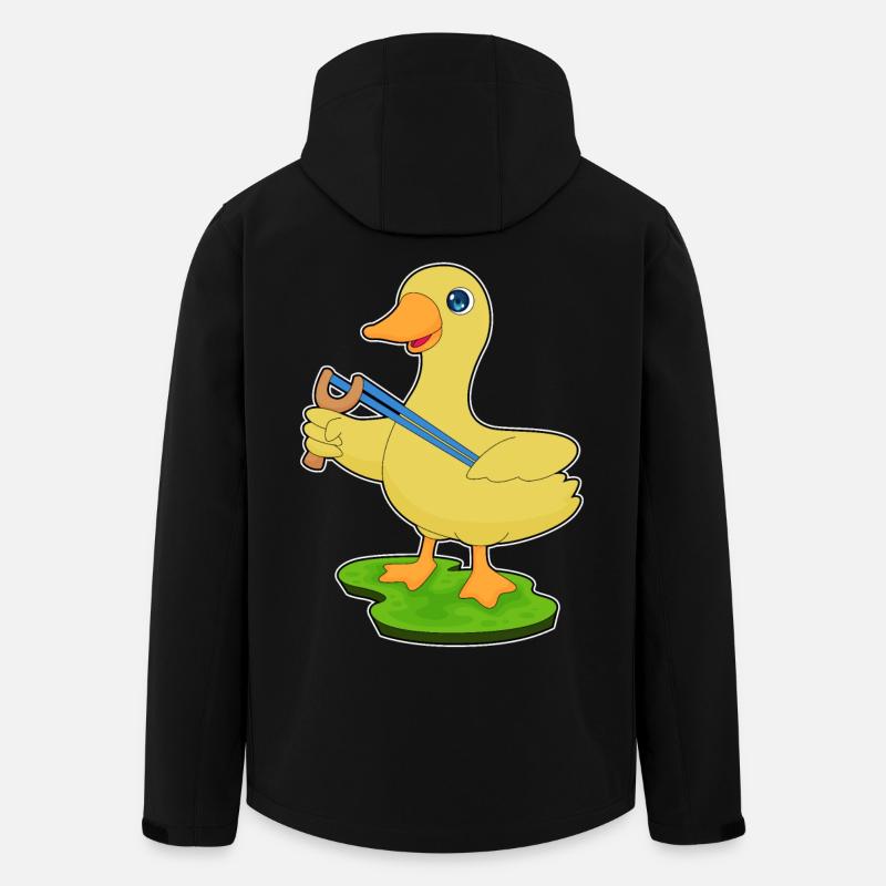 Duck Slingshot - Men’s Recycled Softshell Jacket by Stanley/Stella - black