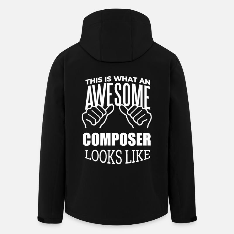 Compose - Men’s Recycled Softshell Jacket by Stanley/Stella - black