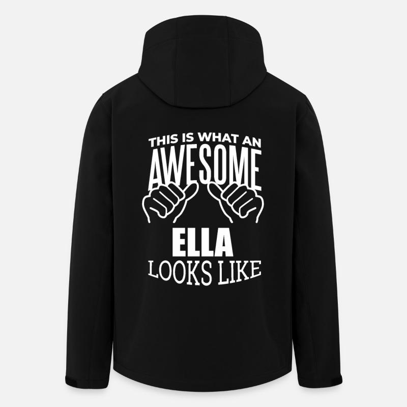 Ella - Recycelte Männer Softshell-Jacke von Stanley/Stella - Schwarz