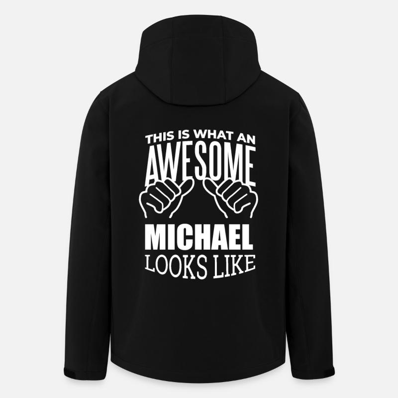 Michael - Recycelte Männer Softshell-Jacke von Stanley/Stella - Schwarz