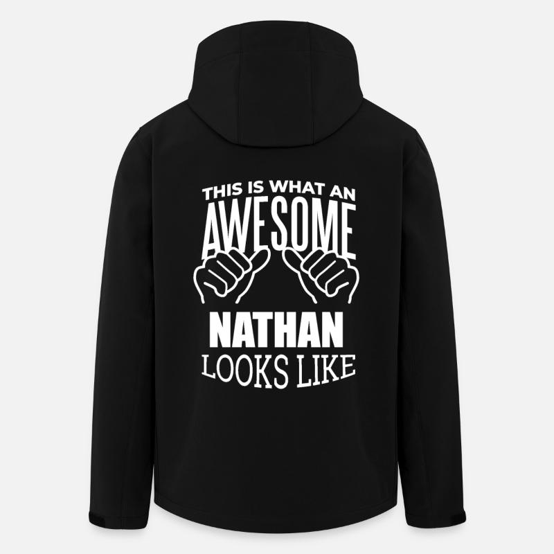 Nathan - Recycelte Männer Softshell-Jacke von Stanley/Stella - Schwarz