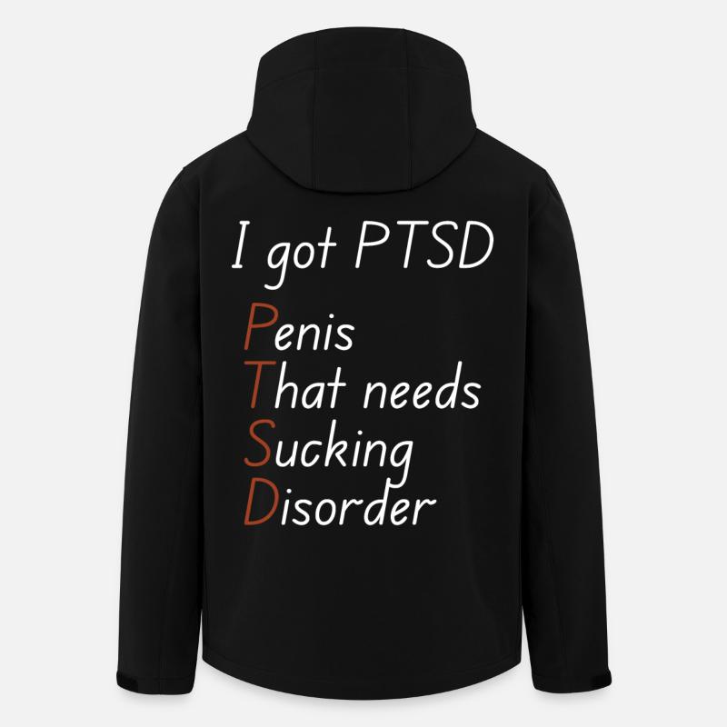 I got ptsd - Men’s Recycled Softshell Jacket by Stanley/Stella - black
