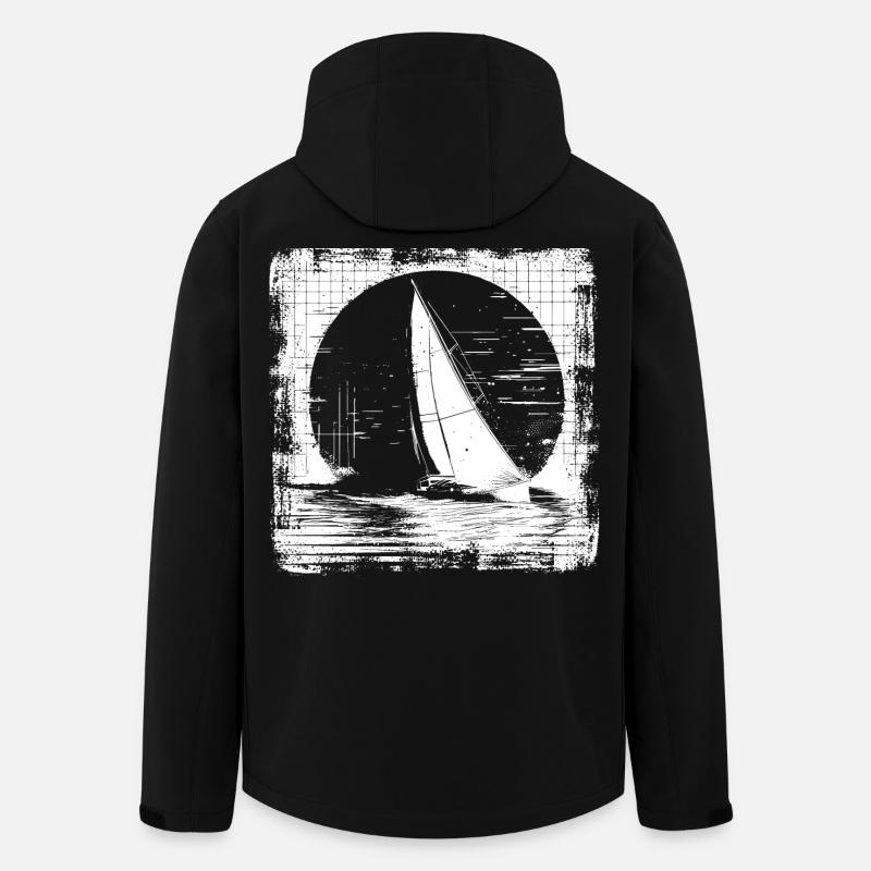 Sail - Men’s Recycled Softshell Jacket by Stanley/Stella - black