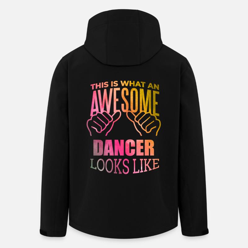 Dancer - Men’s Recycled Softshell Jacket Discoverer by Stanley/Stella - black