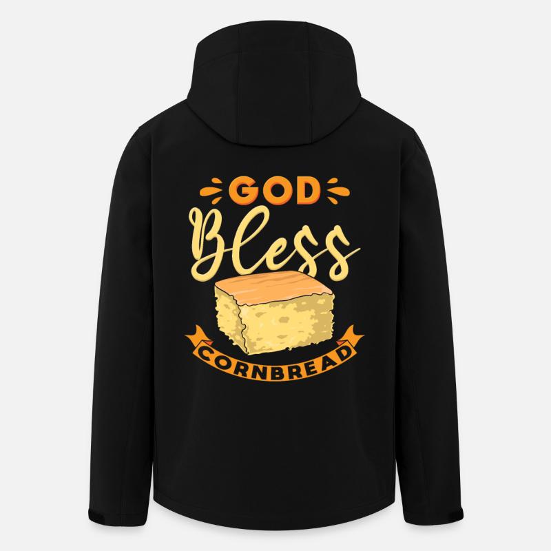 Maisbrot Liebhaber - Recycelte Männer Softshell-Jacke von Stanley/Stella - Schwarz