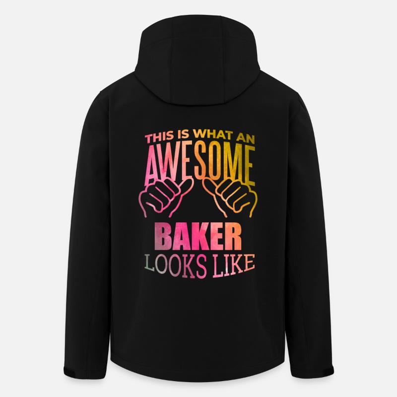 Baking - Men’s Recycled Softshell Jacket by Stanley/Stella - black