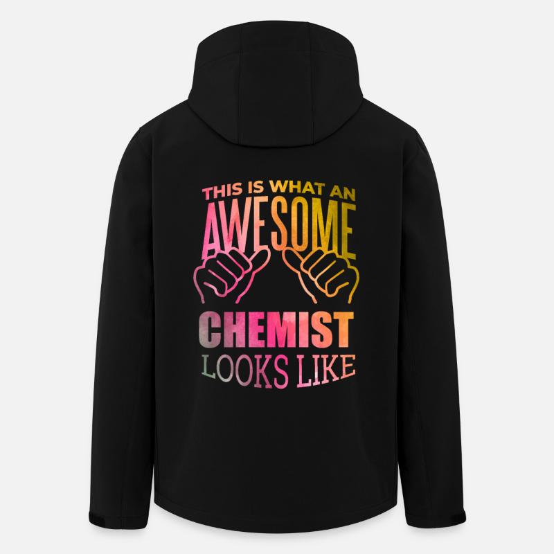 Chemiker - Recycelte Männer Softshell-Jacke von Stanley/Stella - Schwarz