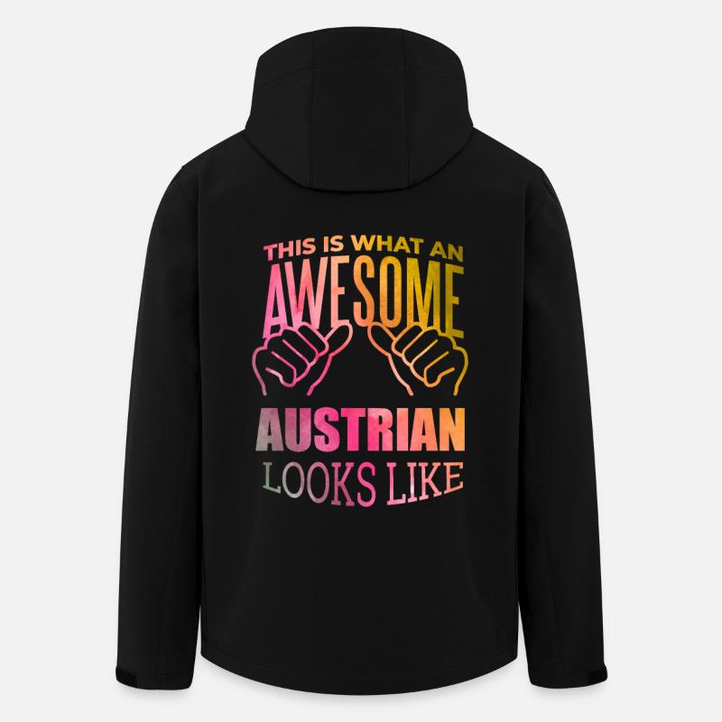 Austria - Men’s Recycled Softshell Jacket by Stanley/Stella - black