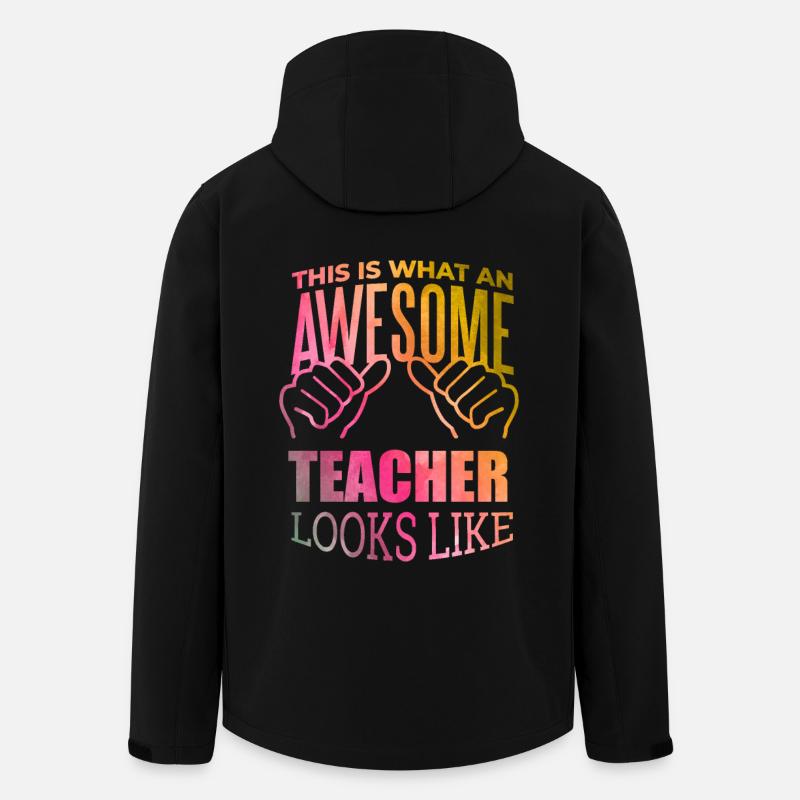 Professeur - Veste softshell homme en polyester recyclé Stanley/Stella - noir