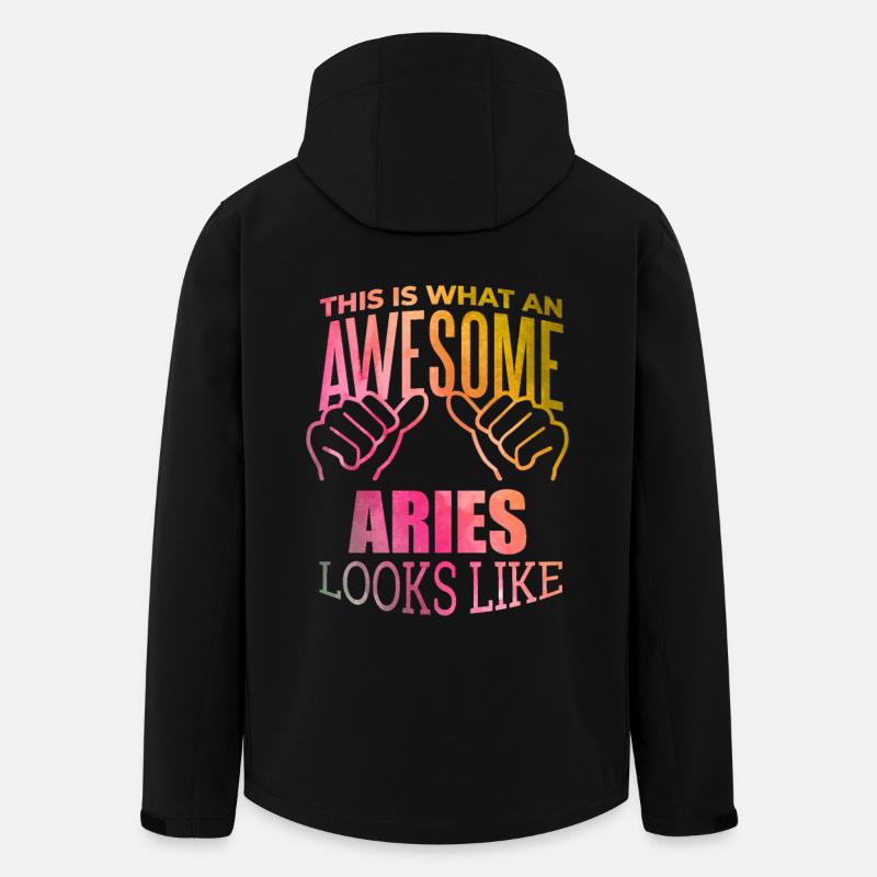 Widder - Recycelte Männer Softshell-Jacke von Stanley/Stella - Schwarz